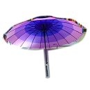 2色柄條紋傘