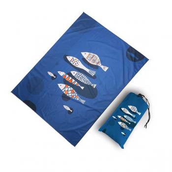 少量訂製沙灘墊戶外彩色印花野餐墊防水地墊